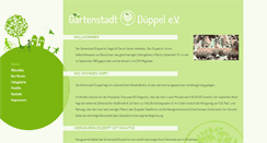 Desktop Screenshot of gartenstadt-dueppel.de
